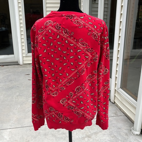 Urban Outfitters character hero red terry sweatshirt 100 cotton - Picture 3 of 7